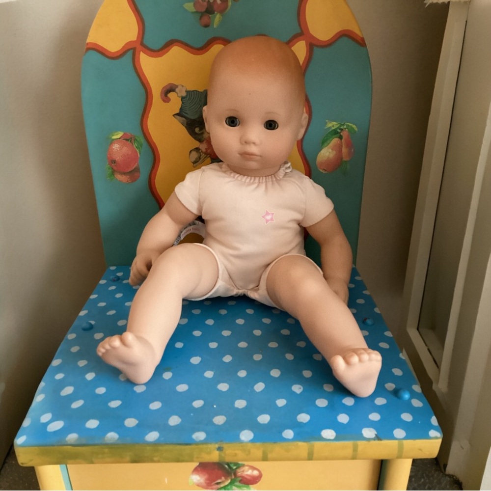 American Girl Bitty Baby Doll Blonde Blue Eyes 2013